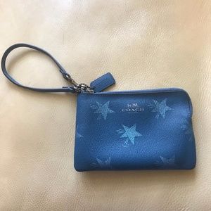 Coach Star Canyon Corner Zip Wristlet